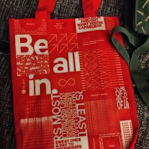 Lululemon Athletica Small Bold Red Tote